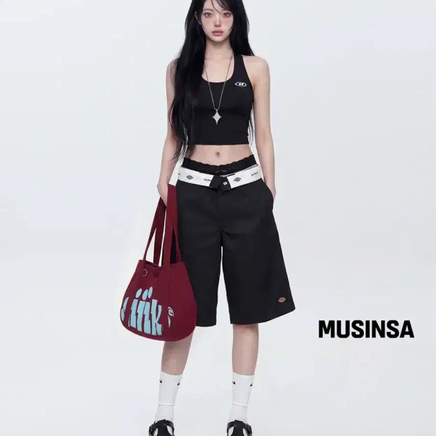 [BUNJANG] Dickies Bermuda 42283 Loose Fit Work Shorts Black / 디키즈 버뮤다 42283 루즈핏 워크쇼츠 블랙 제니바지