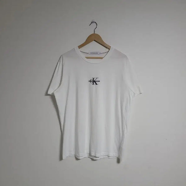 [BUNJANG] Calvin Klein Jeans Logo T-Shirt White XL / (XL) CK 캘빈클라인 진스 반팔티 화이트