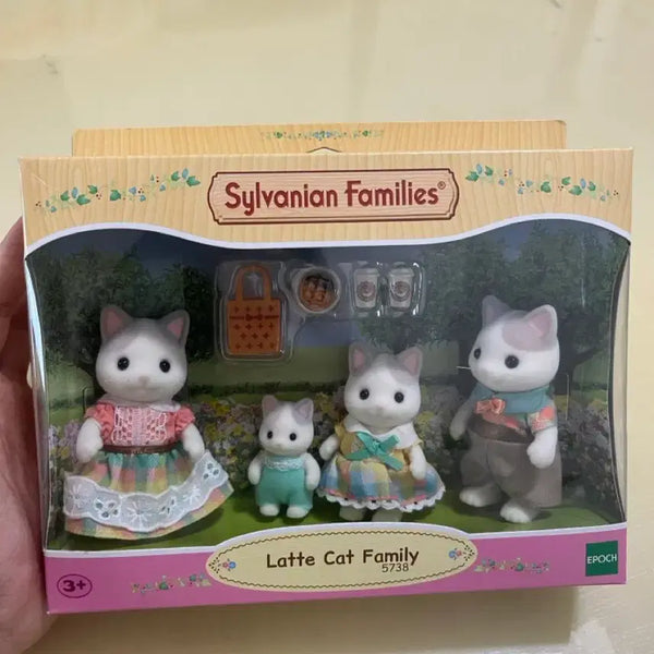 [BUNJANG] Sylvanian Families Latte Cat Family / 실바니안패밀리 라떼고양이가족 (5738)