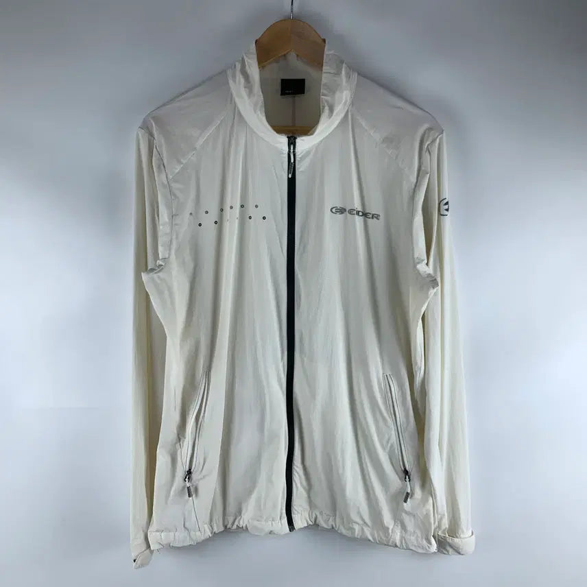 [BUNJANG] Eider White Lightweight Spring/Fall Windbreaker Jacket XL / 아이더 화이트 간절기 얇은 바람막이 XL .260713