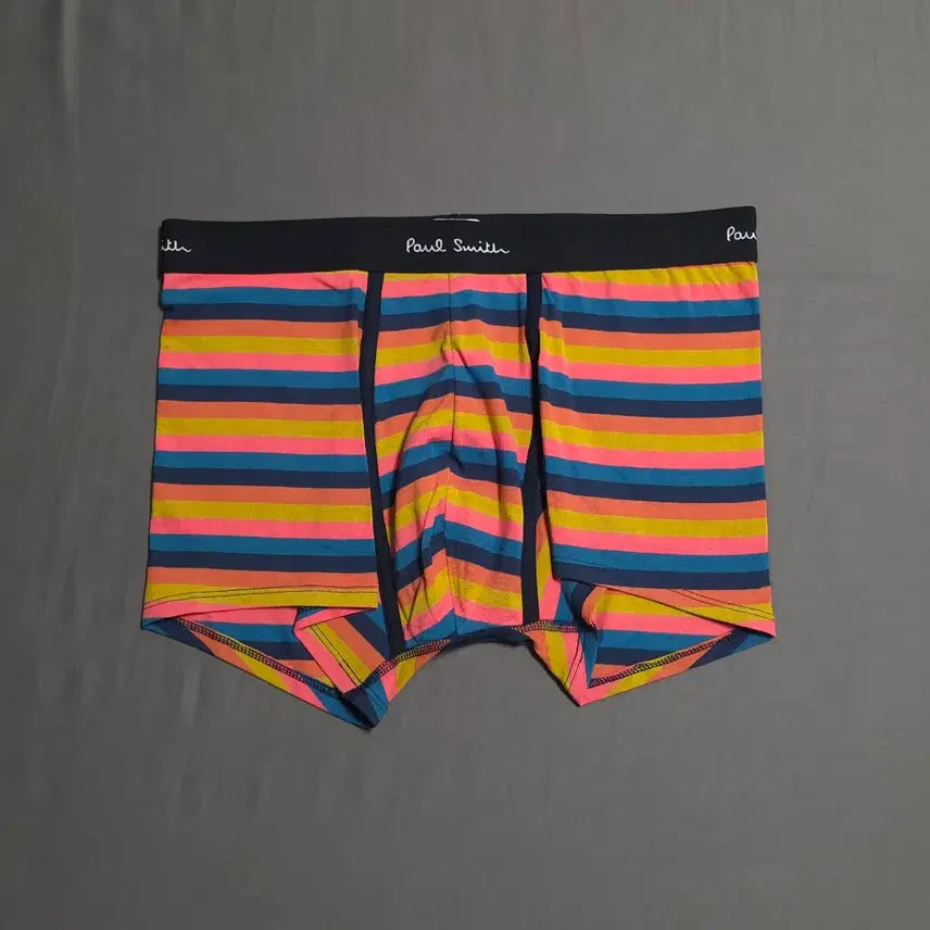 [BUNJANG] Paul Smith Signature Stripe Rainbow Organic Cotton Trunks - Size M / [M] Paul Smith 팬티 Signature Stripe Rainbow 드로즈 / 폴 스미스