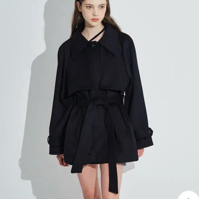 [BUNJANG] Rosy Franz Wool Half Coat / 로제프란츠 울 하프 코트