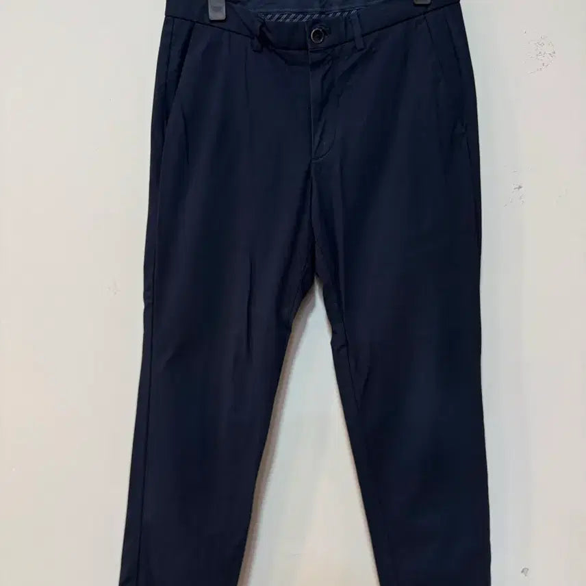 [BUNJANG] Hazzys Slim Fit Navy Cotton Pants / 헤지스 슬림핏 네이비 면바지 78 (29-30)