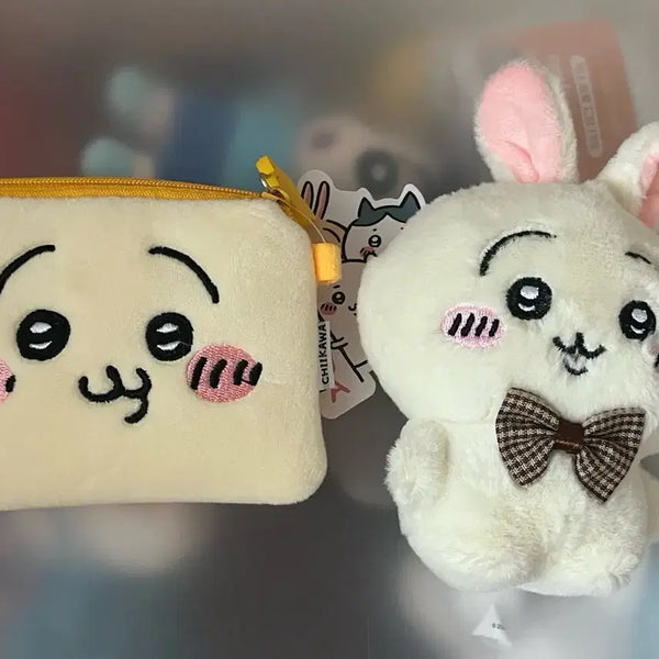 [BUNJANG] Monchichi Usagi Keyring Pouch / 먼작귀 우사기 키링 파우치