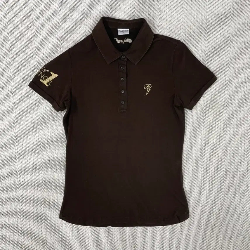 [BUNJANG] Fila Golf Women's Collar T-Shirt Size 95 / 휠라골프 여성 카라티 95