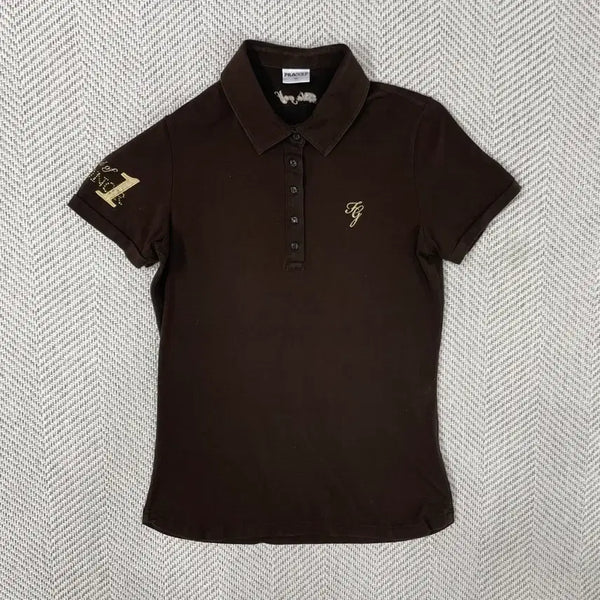 [BUNJANG] Fila Golf Women's Collar T-Shirt Size 95 / 휠라골프 여성 카라티 95