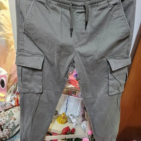 [BUNJANG] Dickies Khaki Cargo Jogger Pants / 디키즈 카키색 카고 조거 팬츠