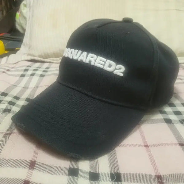[BUNJANG] Authentic Dsquared2 Black Cotton Cap / 정품 디스퀘어드2 블랙 볼캡 58cm 남성free 상태우수