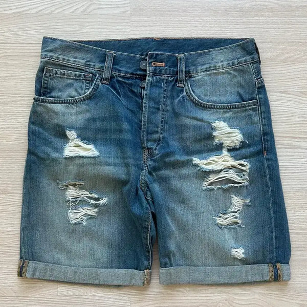 [BUNJANG] H&M Washed Denim Shorts / H&M 워싱 청반바지
