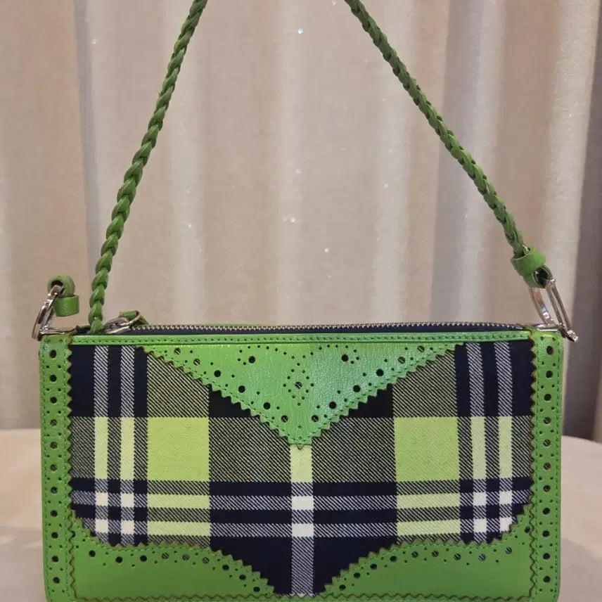 [BUNJANG] Christian Dior D'Trick Tartan Check Shoulder Bag Tote Bag / 00's 크리스찬 디올 D'Trick 타탄체크 숄더백 토트백