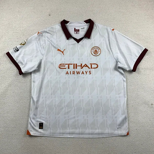 [BUNJANG] Puma Manchester City 23/24 Haaland Away Authentic Jersey 2XL / 푸마 맨체스터 시티 23/24 어웨이 어센틱 져지 홀란드 마킹
