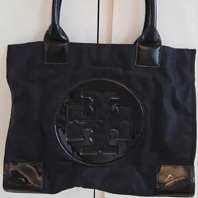 [BUNJANG] Tory Burch Ella Large Nylon Tote Bag / 토리버치 엘라 토트백 라지 블랙 쇼퍼백 겸 도트백