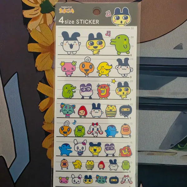 [BUNJANG] Tamagotchi Mametchi Kuchipatchi Mimitchi Flowerchi Sticker (Genuine) / (정품)다마고치 스티커 마메치 쿠치파치 미미치 플라워치