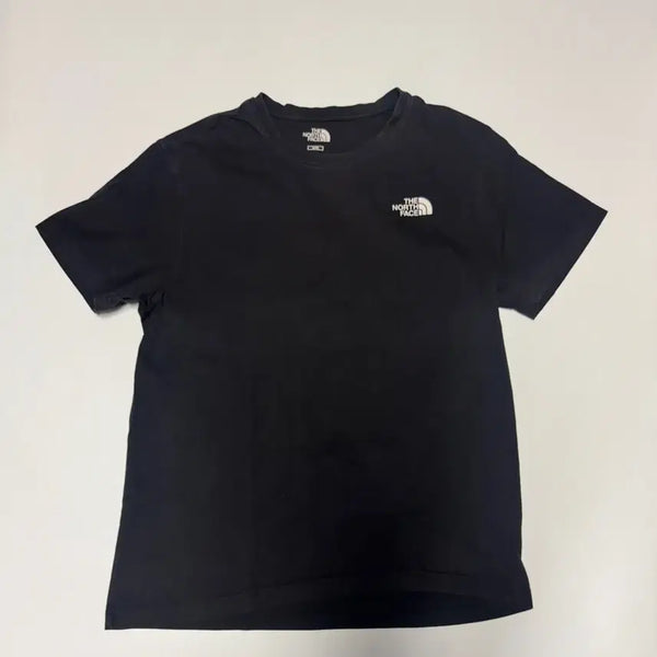 [BUNJANG] The North Face Logo Minimal Basic T-Shirt (M, Black) / 노스페이스 로고 미니멀 베이직 반팔 티셔츠 M 블랙