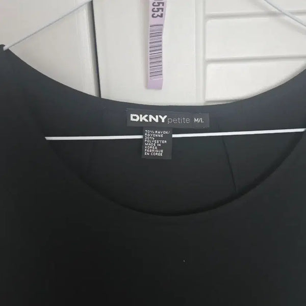 [BUNJANG] DKNY Petite Black Midi Dress / DKNY 블랙원피스