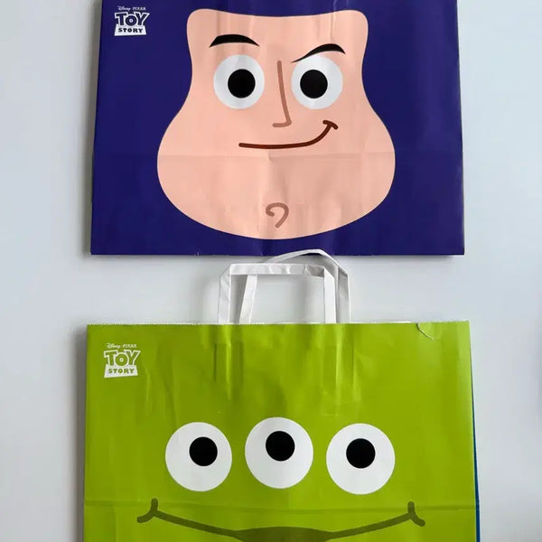 [BUNJANG] Innisfree x Toy Story Alien & Buzz Shopping Bag Bundle Set / 이니스프리 x 토이스토리 알린 에일리언 버즈 쇼핑백 일괄