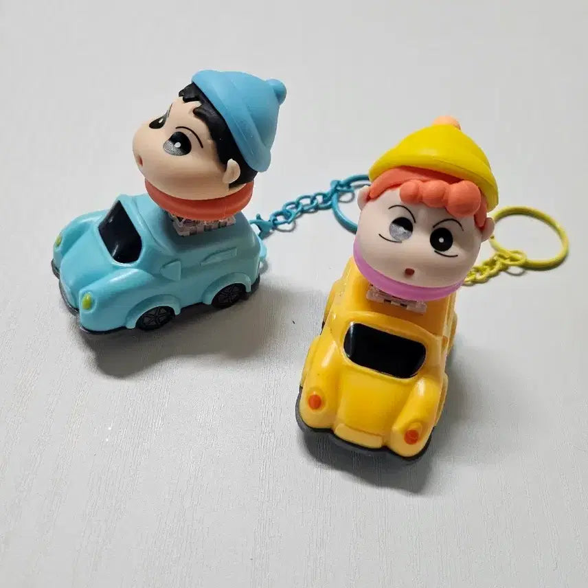 [BUNJANG] Crayon Shin-chan & Shin-chan's Sister Nene Sound Keycap Clicker Keyring (New) / (새상품) 짱구+ 짱아 사운드 키캡 클리커 키캡 키링