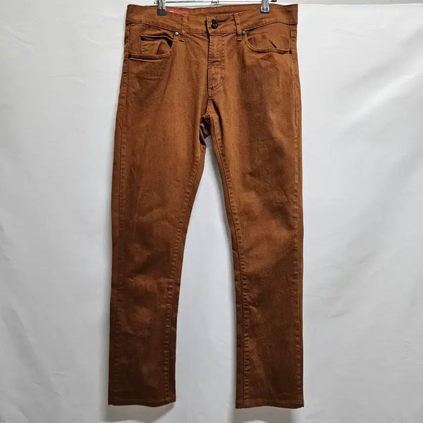[BUNJANG] Zara Brown Skinny Fit Denim Pants Size 32 / 자라 스키니핏 브라운 데님팬츠 32
