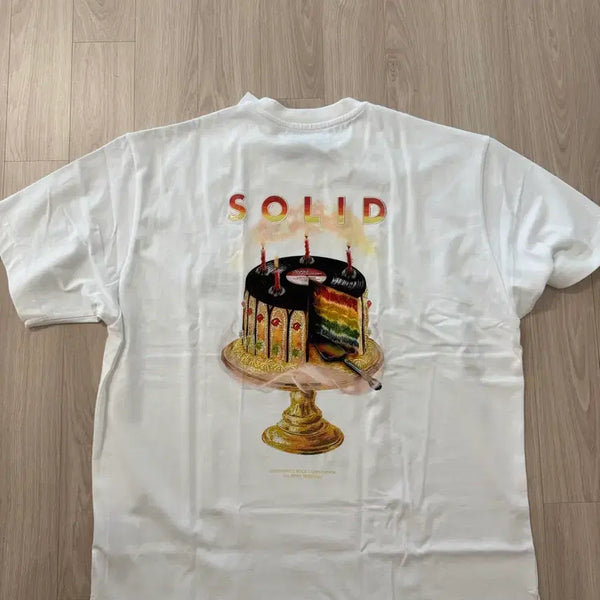 [BUNJANG] Solid Homme Short Sleeve T-Shirt White / 솔리드옴므 반팔 화이트 새상품 48