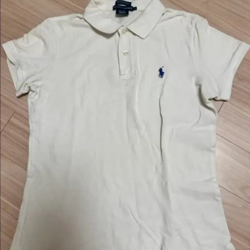 [BUNJANG] Polo Ralph Lauren Women's Short Sleeve Polo Shirt White L / 폴로 랄프로렌 반팔 카라티 화이트L(병수)