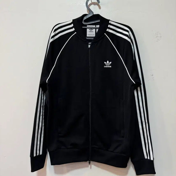[BUNJANG] Adidas 3-Stripes Track Top Black L / 아디다스 삼선 트랙탑 블랙 L
