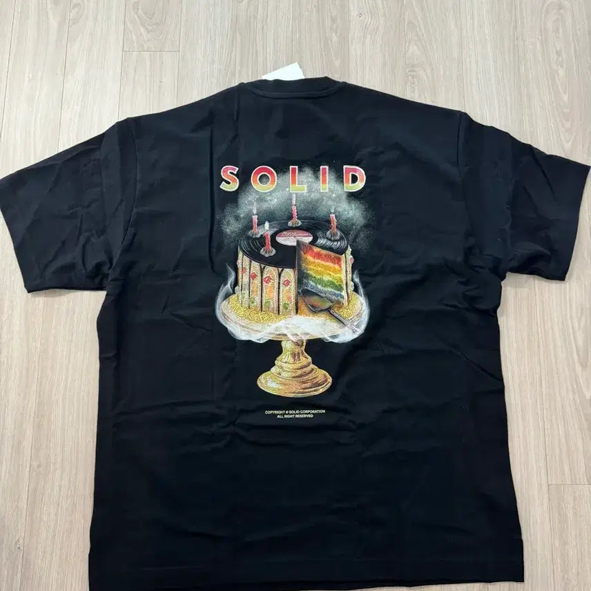 [BUNJANG] Solid Homme Short Sleeve T-Shirt Black / 솔리드옴므 반팔 블랙 새상품 48,50