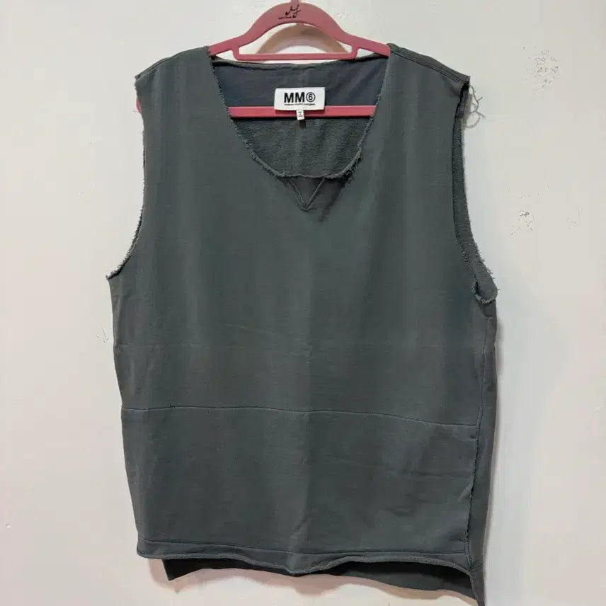 [BUNJANG] MM6 Maison Margiela Sleeveless T-shirt Size M / 정품)MM6 메종마르지엘라 민소매 티 M
