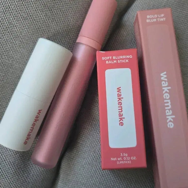 [BUNJANG] WakeMake Bold Lip Blur Tint #12 / Soft Blurring Balm Stick #01 / (반택택포)웨이크메이크 볼드 립 블러 틴트 12/소프트 블러링 밤 스틱 01