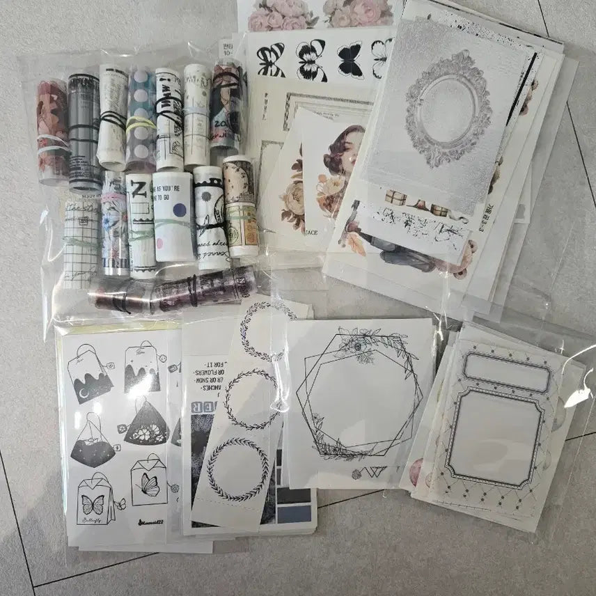 [BUNJANG] Sentimental Diary Decorating Supplies - Assorted Pack / 감성다꾸소분