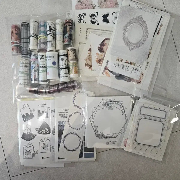 [BUNJANG] Sentimental Diary Decorating Supplies - Assorted Pack / 감성다꾸소분