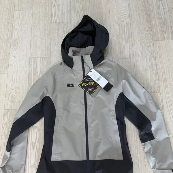 [BUNJANG] K2 Gore-Tex Windbreaker Jacket Grey/Black / K2 고어텍스 바람막이 자켓 그레이/블랙