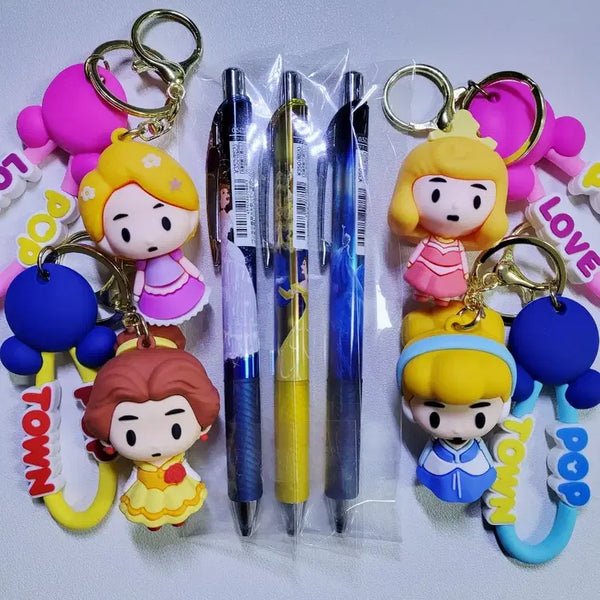 [BUNJANG] Pentel Energel Disney Princess Series Set (Frozen, Cinderella, Beauty and the Beast) / 펜텔 에너겔 디즈니 프린세스 시리즈 3개 세트 판매(겨울왕국, 신데렐라, 미녀와야수)