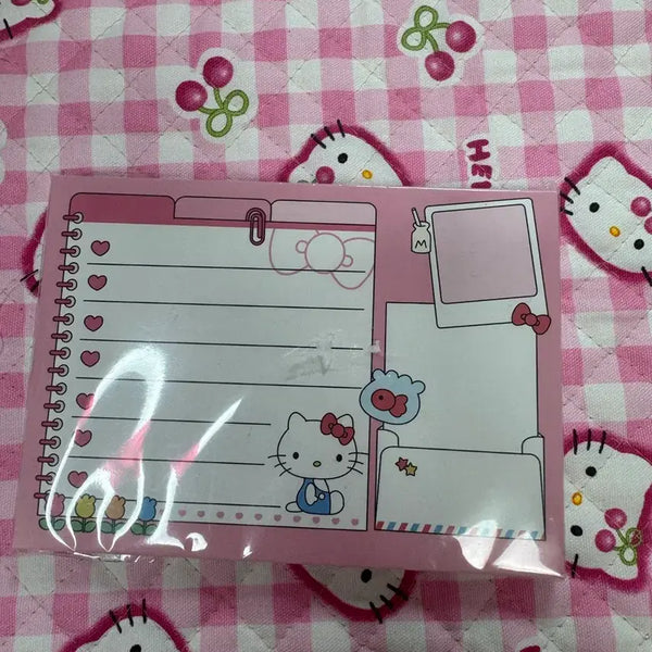 [BUNJANG] Hello Kitty Pink Check List Memo Pad / 헬로키티 핑크 메모지 체크 리스트 키티 편지지