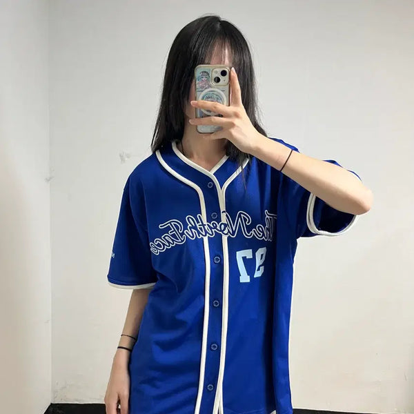 [BUNJANG] The North Face 97 Number Baseball Jersey / 노스페이스 97번 야구 져지