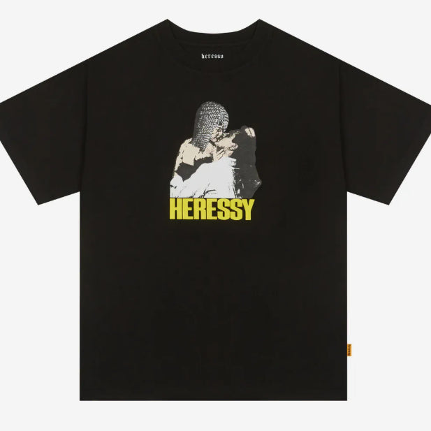 [BUNJANG] Heretic KISS TEE BLACK Medium / 헤레시 KISS TEE BLACK