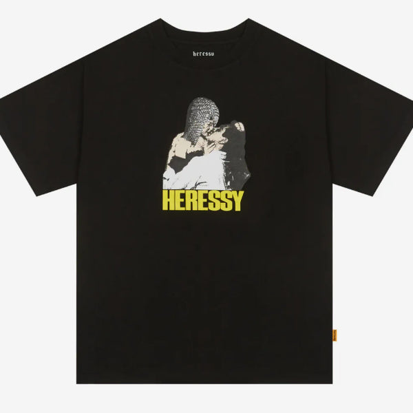 [BUNJANG] Heretic KISS TEE BLACK Medium / 헤레시 KISS TEE BLACK