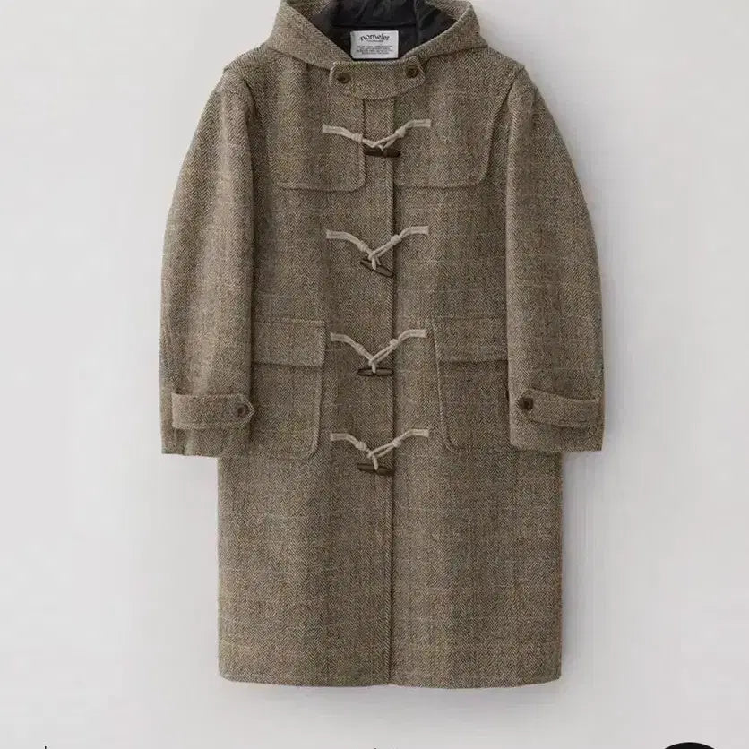 [BUNJANG] Nomellat Dennis Harris Tweed Duffle Coat / 노멜렛 데니스 해리스트위드 더플 코트