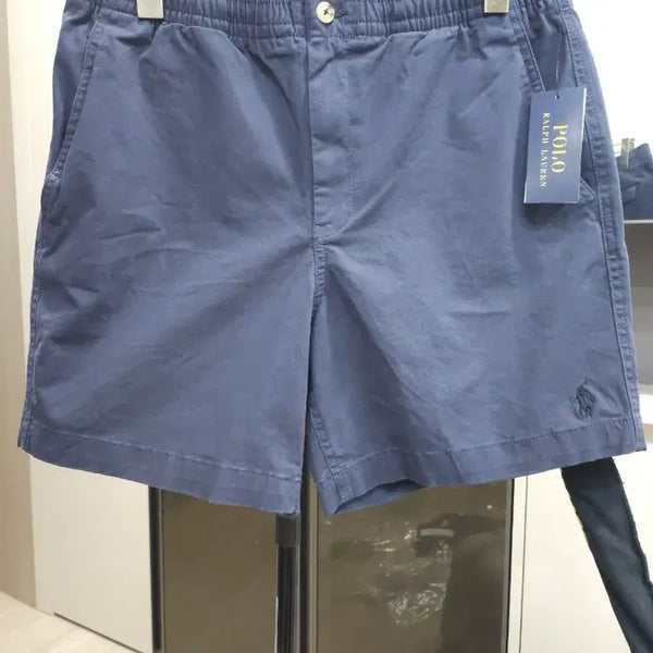 [BUNJANG] Polo Ralph Lauren Cotton Stretch Chino Shorts with Embroidered Pony - Dark Navy / 폴로 랄프로렌 코튼 반바지/네이비