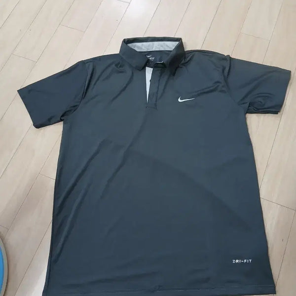 [BUNJANG] Nike Dri-FIT Golf Short-Sleeve Polo Shirt Charcoal / 나이키 드라이핏 골프 반팔 카라티 셔츠 챠콜