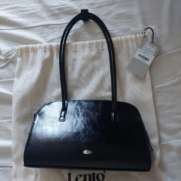 [BUNJANG] Rento Baguette Shoulder Bag Black / 렌토 바게트잭 숄더백
