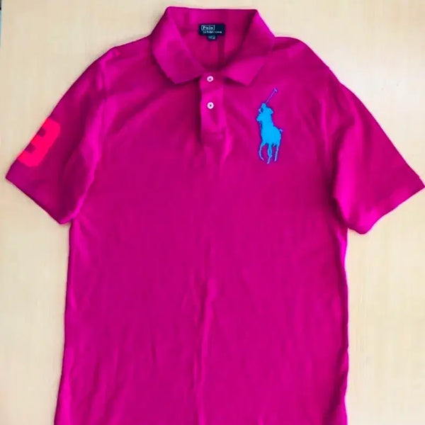 [BUNJANG] Polo Ralph Lauren Big Pony Short Sleeve Polo Shirt Pink / 폴로 랄프로렌 빅포니 반팔 카라티 핑크(병수)