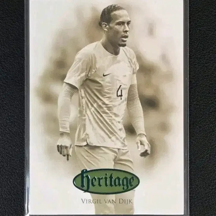 [BUNJANG] Futera Liverpool Van Dijk Limited Edition #1 Card / 퓨테라 리버풀 반다이크 32한정 카드