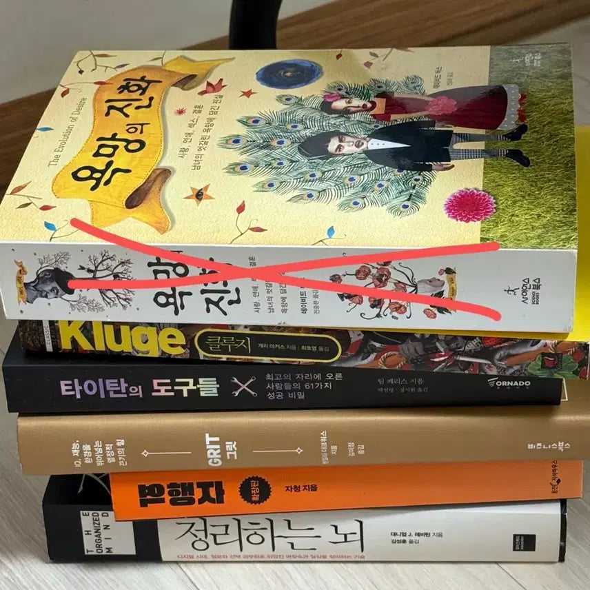 [BUNJANG] Self-Help & Motivation Book Bundle / 정리하는뇌 타이탄의도구들 부의추월차선 등 판매합니다