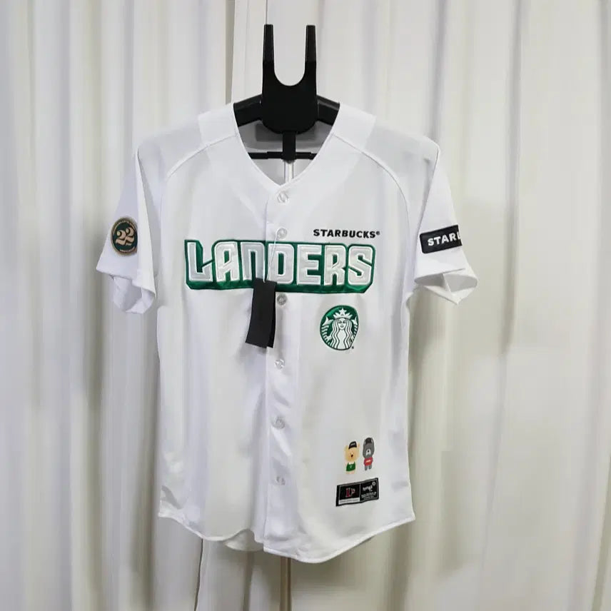 [BUNJANG] SSG Landers Starbucks 22nd Anniversary Uniform Jersey Size 95 / 새상품 남성 SSG 랜더스 스타벅스 22주년 기념 유니폼 95 오일장 0331