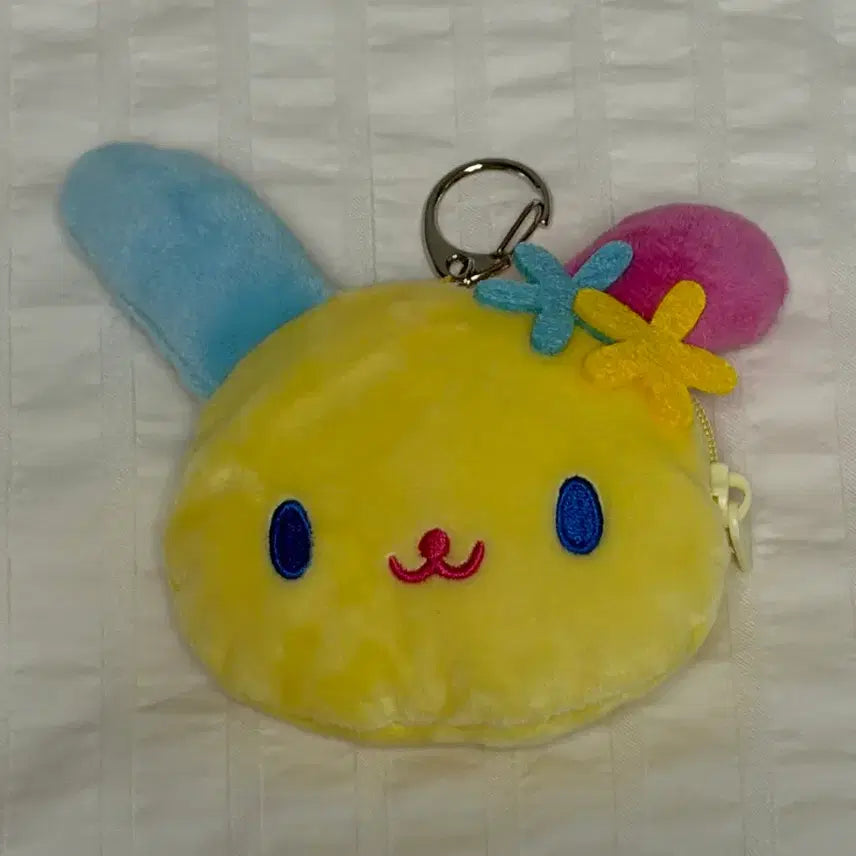 [BUNJANG] Sanrio Usahana Coin Purse Plush Keychain / (새상품) 산리오 우사하나 동전지갑 인형 키링