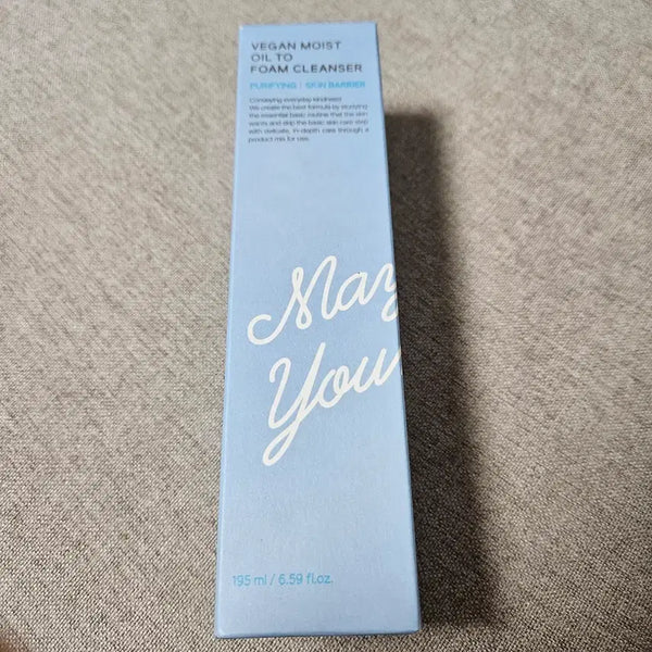 [BUNJANG] Mayyoung Vegan Moist Oil to Foam Cleanser 195ml / (새상품) 메이영 비건 모이스트 오일 투 폼 클렌저 195ml