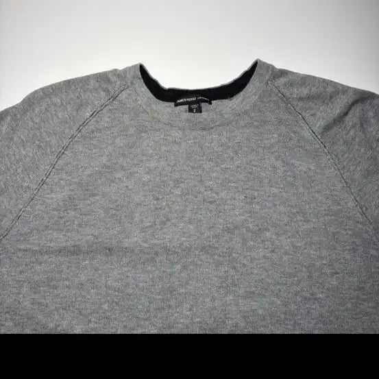 [BUNJANG] James Purs (Heather Grey) Cotton Cashmere Outseam Knit / 제임스펄스 (헤더그레이)코튼 캐시미어 아웃심 니트