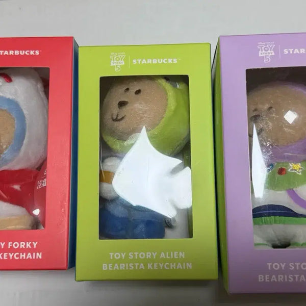[BUNJANG] Starbucks Toy Story Bearista Keyring Bundle (Sealed) / 미개봉일괄)스타벅스 토이스토리 베어리스타 키링 포키 알린 버즈