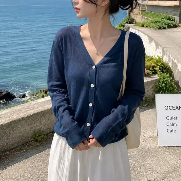 [BUNJANG] Summer See-Through Cardigan / 여름 시스루 가디건 (무료배송)