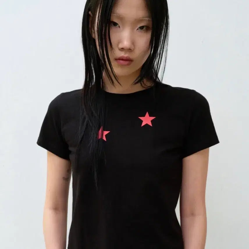 [BUNJANG] The Vinyl House Star T-Shirt Black Small / 더바이닐하우스 스타 티셔츠 블랙 s